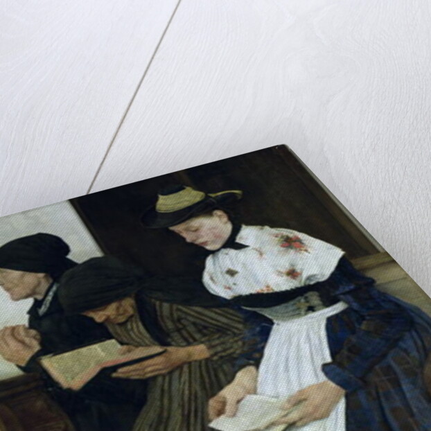 Three Women in Church by Wilhelm Maria Hubertus Leibl