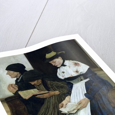 Three Women in Church by Wilhelm Maria Hubertus Leibl