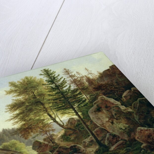 A Watermill in the Vosges near Ribanville, 1836 by Carl Morgenstern