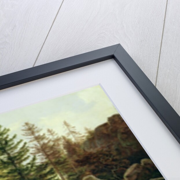 A Watermill in the Vosges near Ribanville, 1836 by Carl Morgenstern