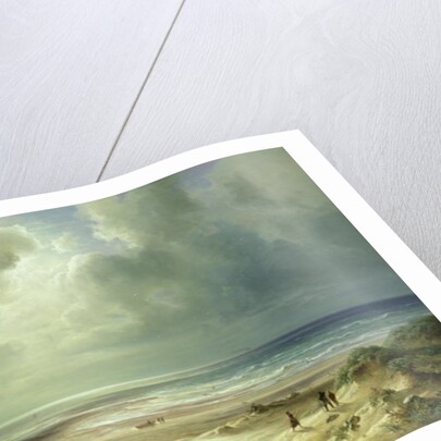 Dune by Hegoland, Tranquil Sea by Carl Morgenstern