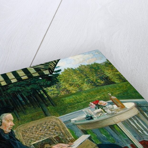 Marie Zacharias, Sunny Evening, 1904 by Leopold Karl Walter von Kalckreuth