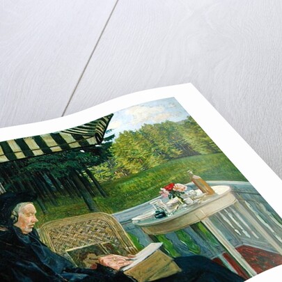 Marie Zacharias, Sunny Evening, 1904 by Leopold Karl Walter von Kalckreuth