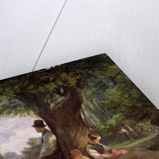 Peasants having a Siesta, 1841 by Hermann Kauffmann