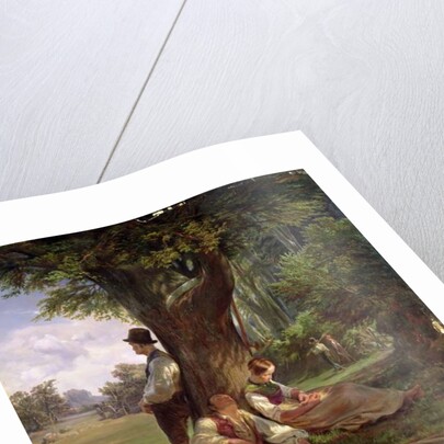 Peasants having a Siesta, 1841 by Hermann Kauffmann