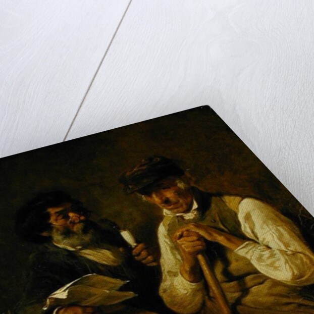 Workers Talking Politics, 1841 by Hermann Kauffmann