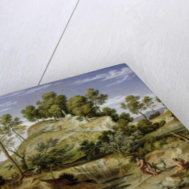 Landscape with Shepherds and Cows and at the Spring, 1832-34 by Joseph Anton Koch