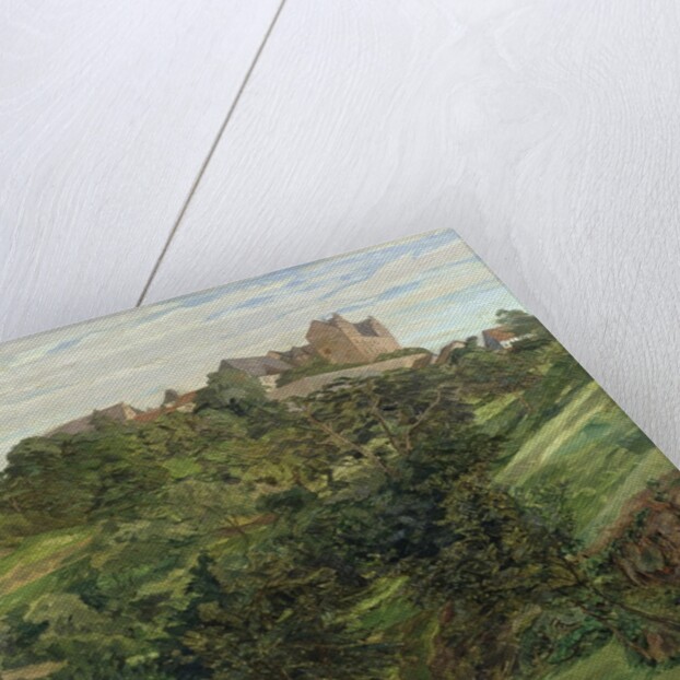 Lichtenberg Castle in Odenwald, 1900 by Heinrich Wilhelm Truebner