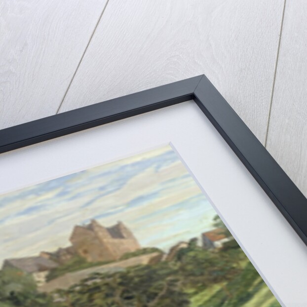 Lichtenberg Castle in Odenwald, 1900 by Heinrich Wilhelm Truebner