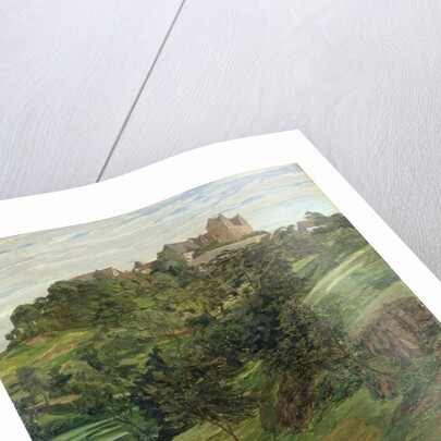 Lichtenberg Castle in Odenwald, 1900 by Heinrich Wilhelm Truebner