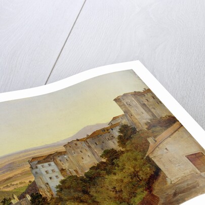 View of Olevano, 1821-24 by Heinrich Reinhold
