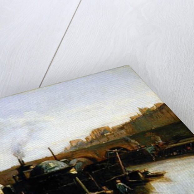 The Seine at Pont Marie, Paris, 1851 by Johan-Barthold Jongkind