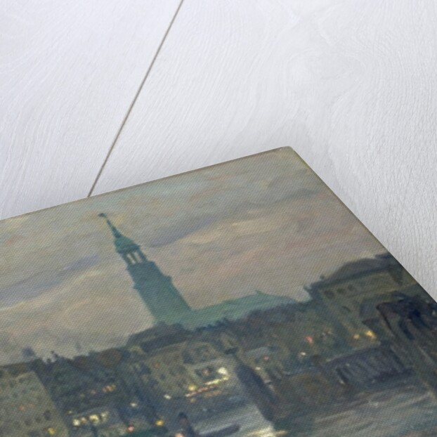 Putting on the Lights, 1904 by Friedrich Kallmorgen