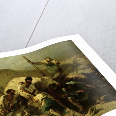 Transporting Stone Blocks by Friedrich von Keller