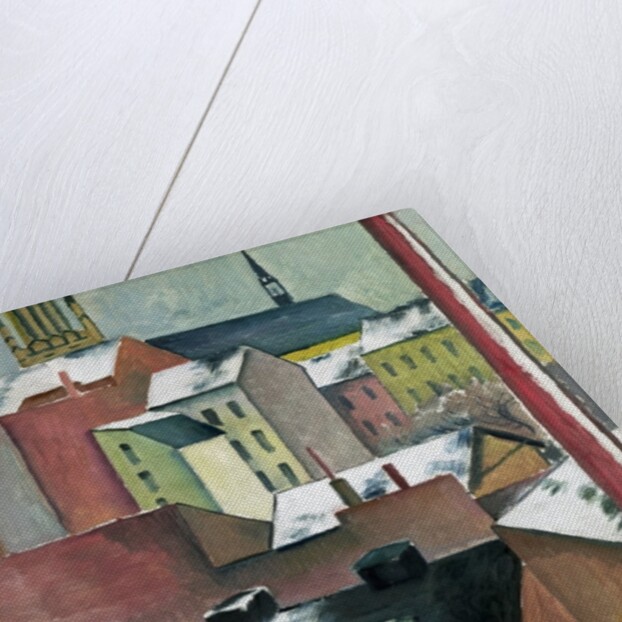 The Church of St Mary in Bonn in Snow, 1911 by August Macke