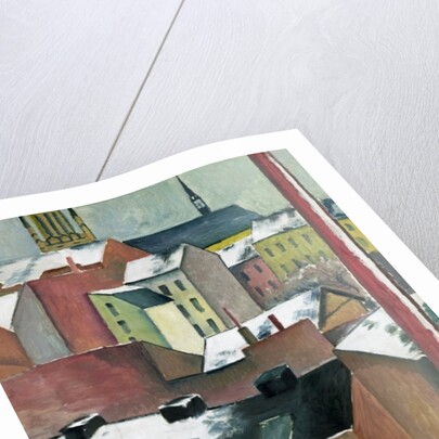 The Church of St Mary in Bonn in Snow, 1911 by August Macke