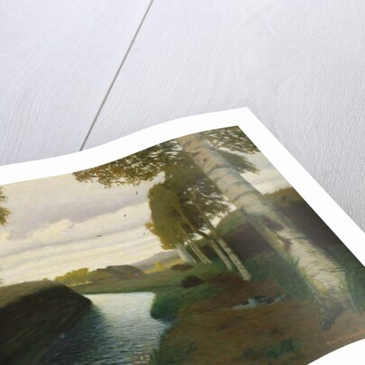 Canal in Moorland, 1903 by Otto Modersohn