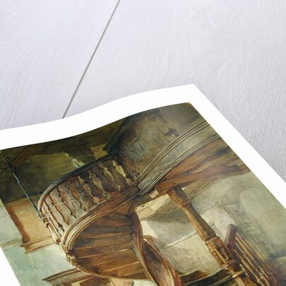 Spiral Staircase. Limburg an der Lahn by Johann Martin Gensler