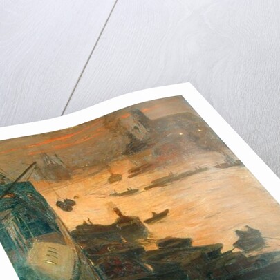 Hamburg Harbour by the Emperor's Quay, 1911 by Carlos Grethe