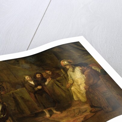 The Twelve Year Old Jesus in front of the Scribes, c.1655 by Rembrandt Harmensz. van Rijn