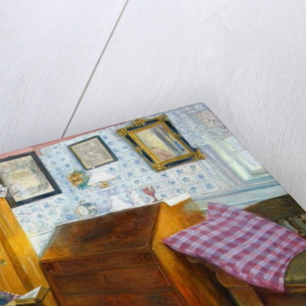 Farmhouse Interior on Sunday, 1895 by Jean Paul Kayser