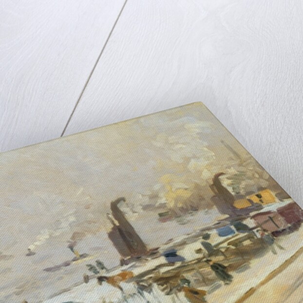 Hamburg Port in Winter, 1909 by Jean Paul Kayser