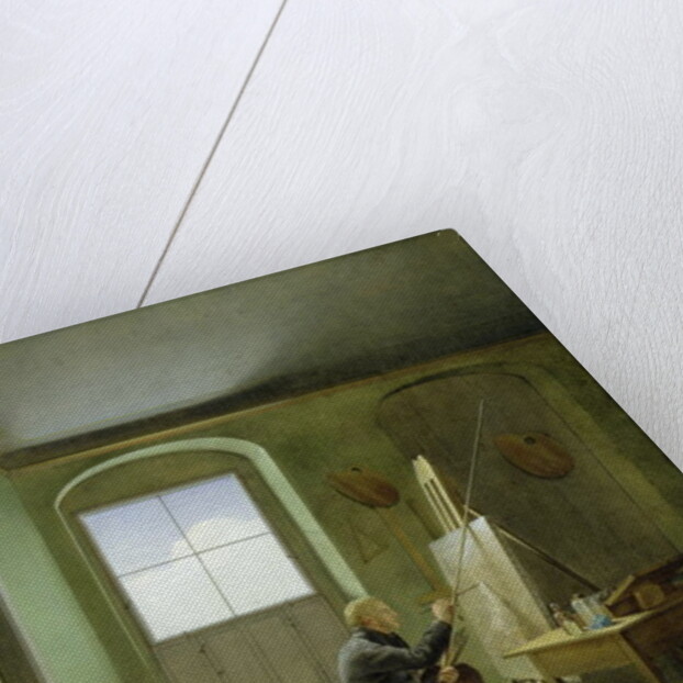 Caspar David Friedrich in his studio, 1811 by Georg Friedrich Kersting