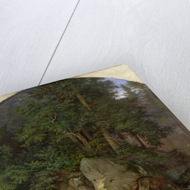 Genoveva in the Wood Clearing, 1839-41 by Ludwig Adrian Richter