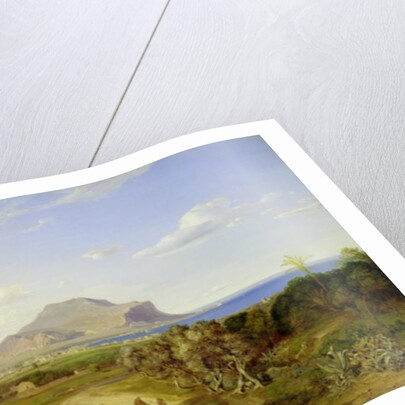 View over Palermo, 1828 by Carl Rottmann