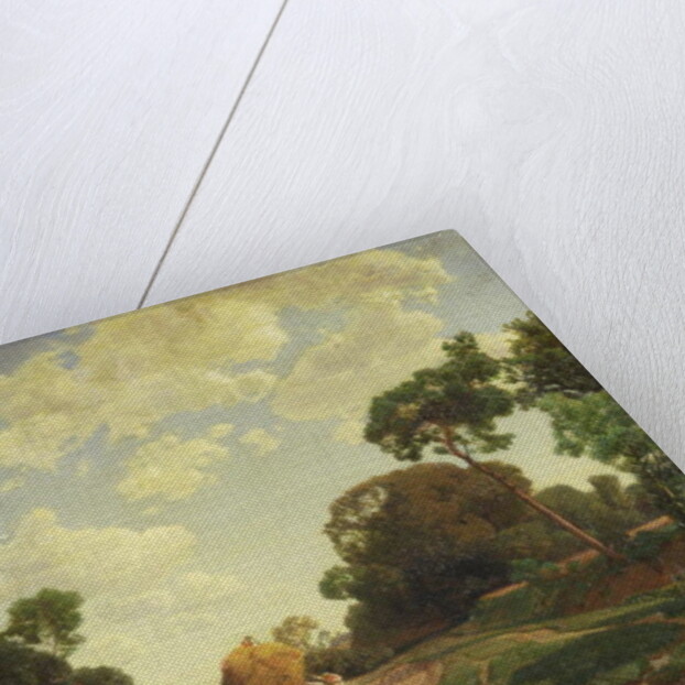 Landscape with Haywagon, c.1858 by Valentin Ruths