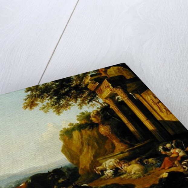 Landscape with a ruin, 1670 by Johann Heinrich Roos