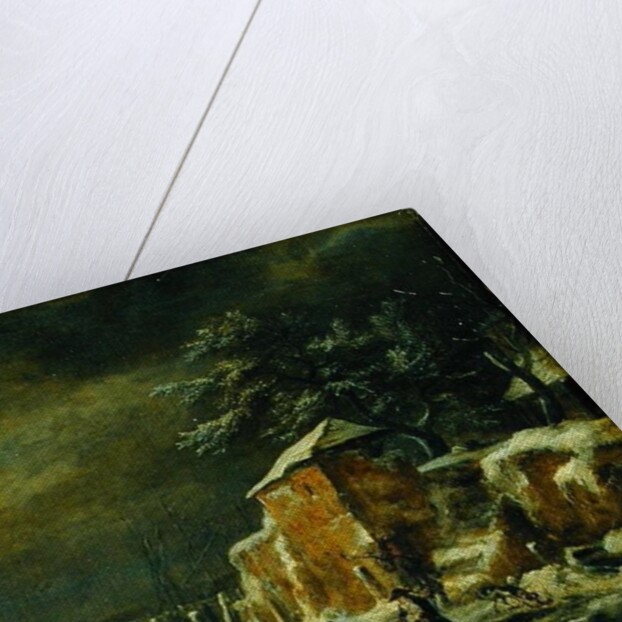 Winter Landscape by Jacob Isaaksz. or Isaacksz. van Ruisdael