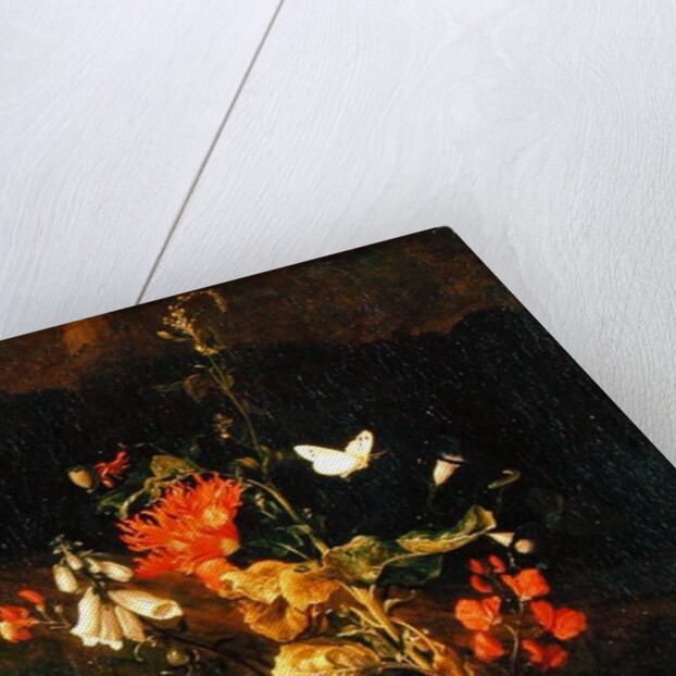 Flower Study by Otto Marseus van Schrieck