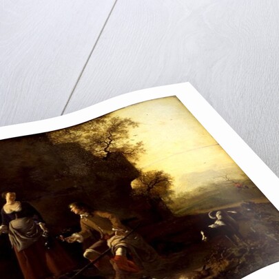 Hunter's Rest by Jan II Vermeer van Haarlem