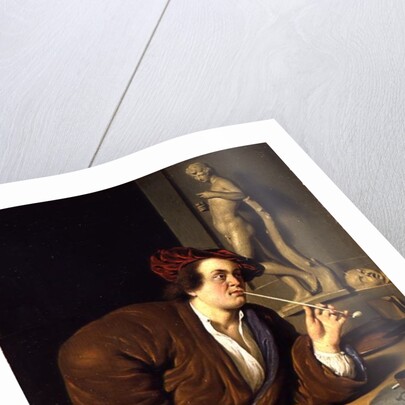 Smoker, possibly a self portrait, 1688 by Frans van Mieris