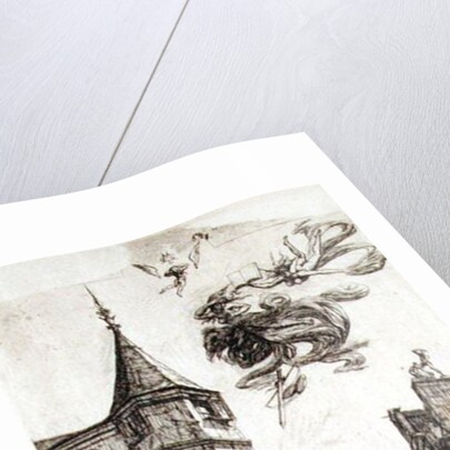 Tourelle, Rue de L'Ecole de Medecine, 22, 1861 by Charles Meryon