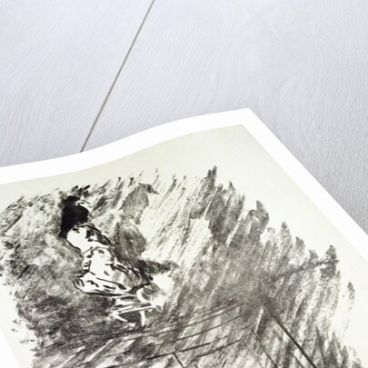 Illustration for 'The Raven', by Edgar Allen Poe, 1875 by Edouard Manet