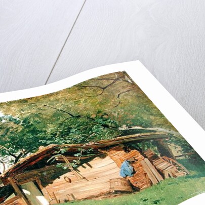 A Hut at Chiemsee, 1872 by Ascan Lutteroth