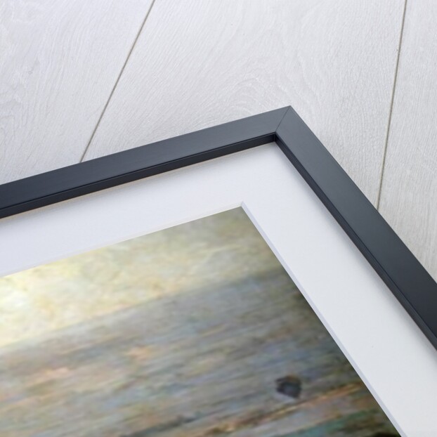 A Herd of Sheep in the Luneburger Heide, 1902 by Heinrich Johann von Zugel