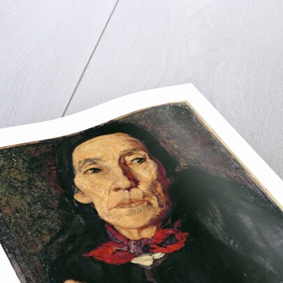 The Old Farmer, 1875 by Wilhelm Maria Hubertus (circle of) Leibl