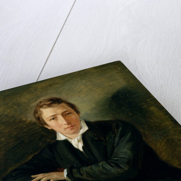 Portrait of Heinrich Heine 1831 by Moritz Daniel Oppenheim