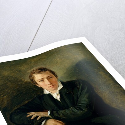 Portrait of Heinrich Heine 1831 by Moritz Daniel Oppenheim