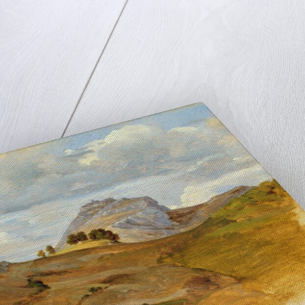 View of Civitella, 1822 by Heinrich Reinhold