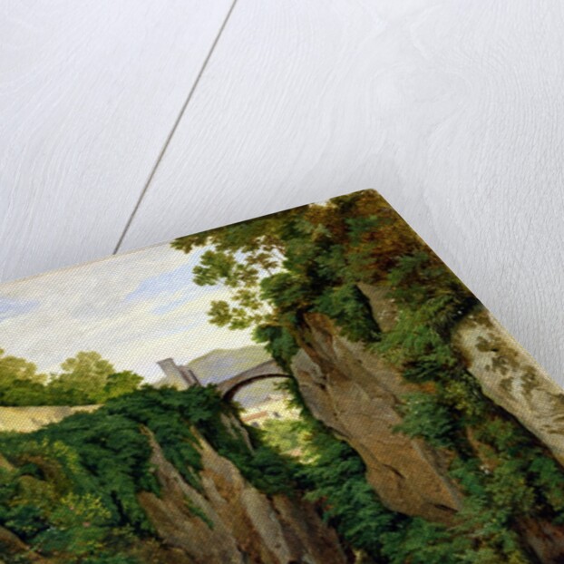 Rocky Ravine at Sorrento, 1823 by Heinrich Reinhold