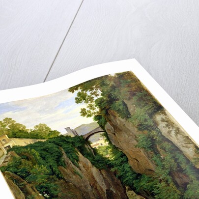 Rocky Ravine at Sorrento, 1823 by Heinrich Reinhold