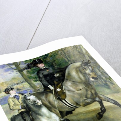 Horsewoman in the Bois de Boulogne, 1873 by Pierre Auguste Renoir