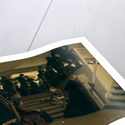 In the Gallery of the Hamburg State Theatre, c.1880 by Hans Speckter