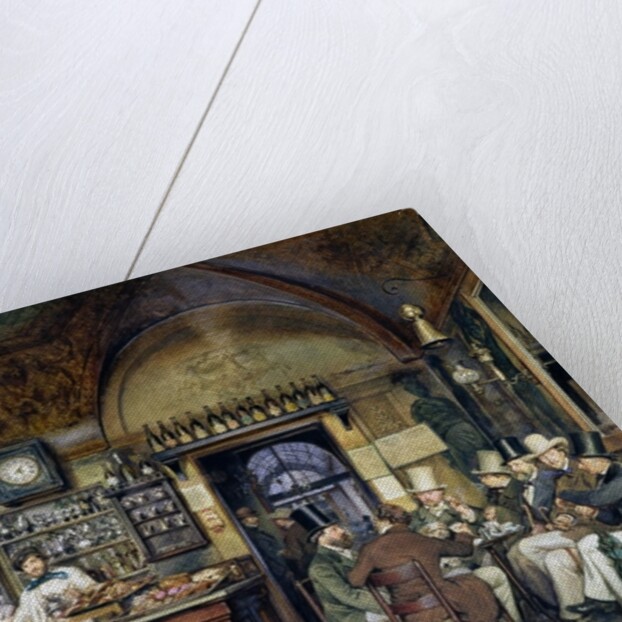 The Greek Cafe in Rome, 1856 by Ludwig Passini