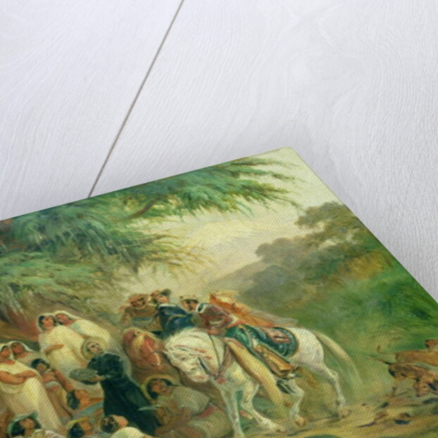 Folk scene in Pico de Orizaba, Mexico by Johann Moritz Rugendas