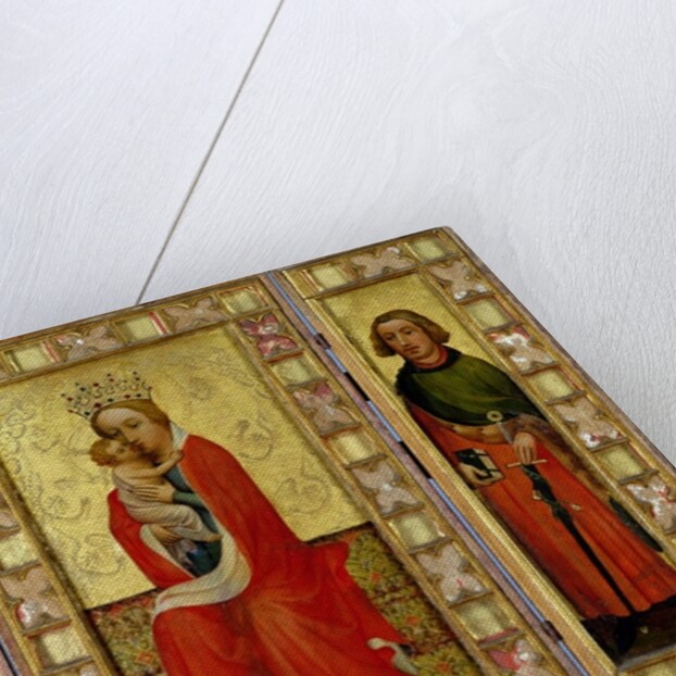 Madonna and Child with Saints Cyricus and Pancratius, c.1380 by Master Aachen